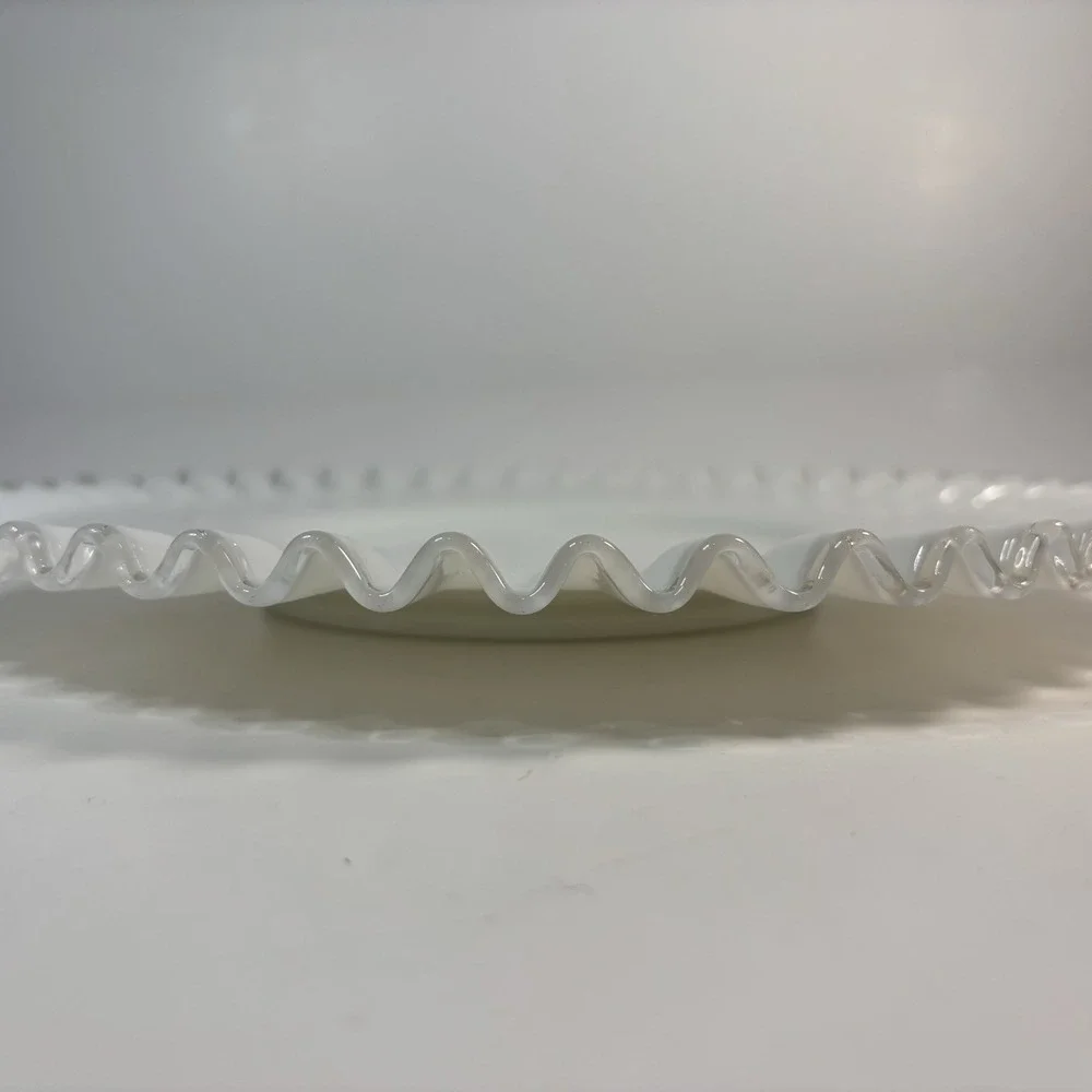 VTG FENTON Silver Crest 12 1/2